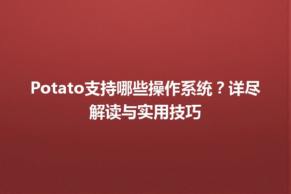 🍟 Potato支持哪些操作系统？详尽解读与实用技巧