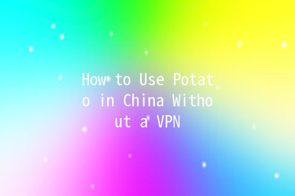 How to Use Potato in China Without a VPN 🌟🥔