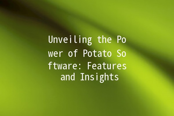 Unveiling the Power of Potato Software: Features and Insights 🌟🥔