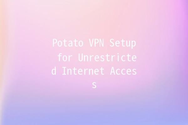 Potato VPN Setup for Unrestricted Internet Access 🍟🌍