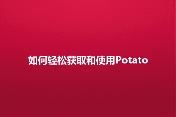 如何轻松获取和使用Potato 📥✨