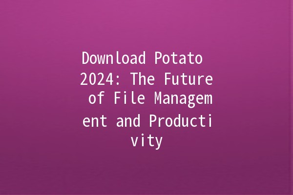 Download Potato 2024: The Future of File Management and Productivity 🚀📥