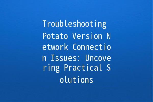 Troubleshooting Potato Version Network Connection Issues: Uncovering Practical Solutions 🔧💻