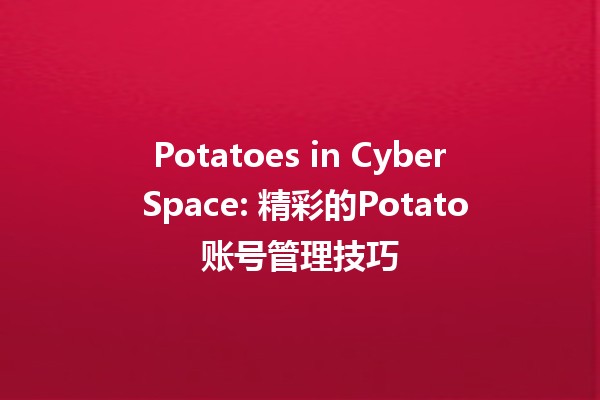 🌟 Potatoes in Cyber Space: 精彩的Potato账号管理技巧 🥔