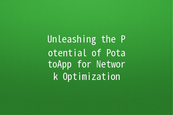 Unleashing the Potential of PotatoApp for Network Optimization 🚀