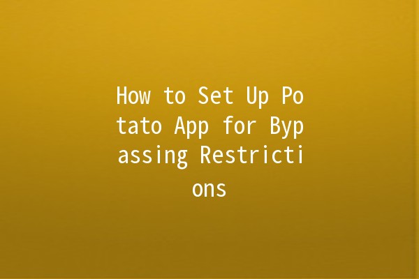 How to Set Up Potato App for Bypassing Restrictions 🥔🌐